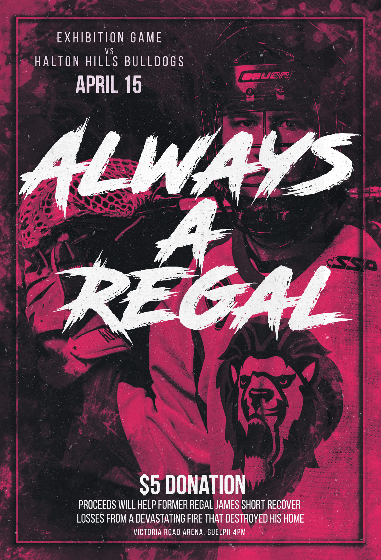 Regals Exhibition Game Poster